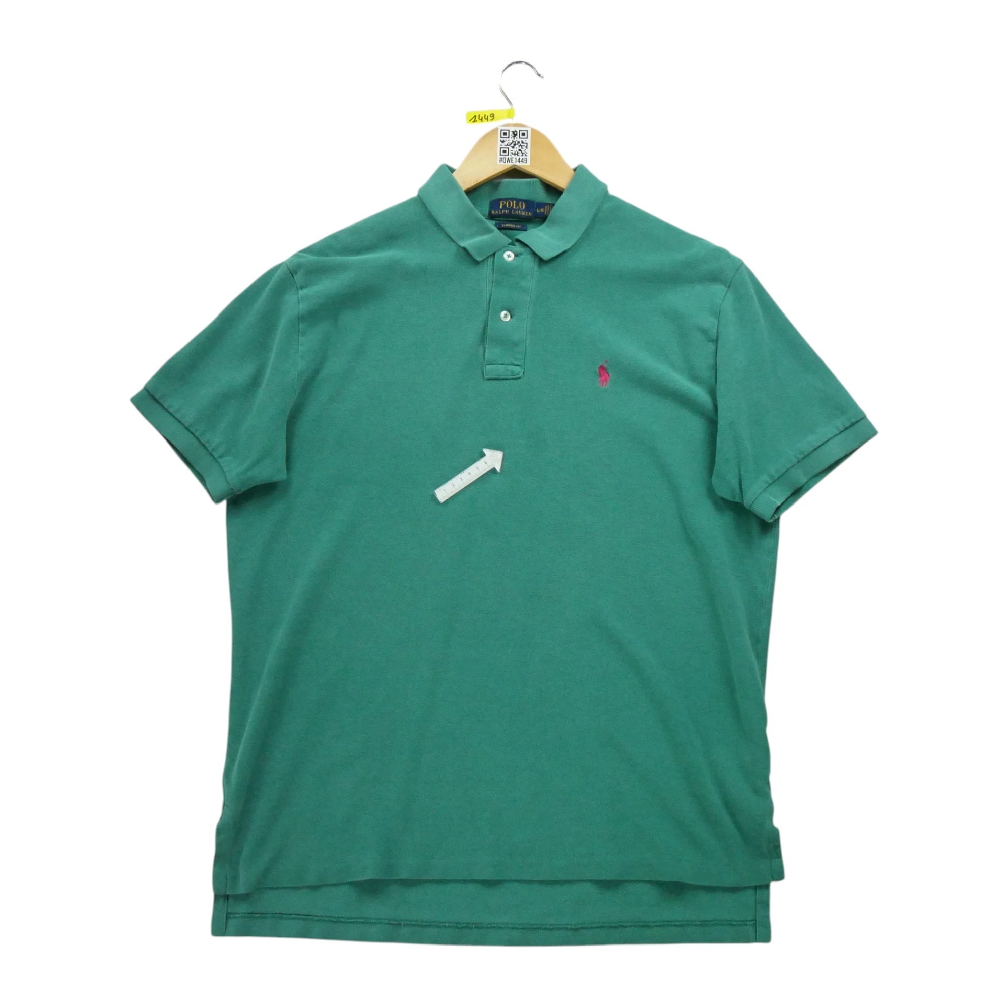 Polo manches courtes Homme Vert – Image 4