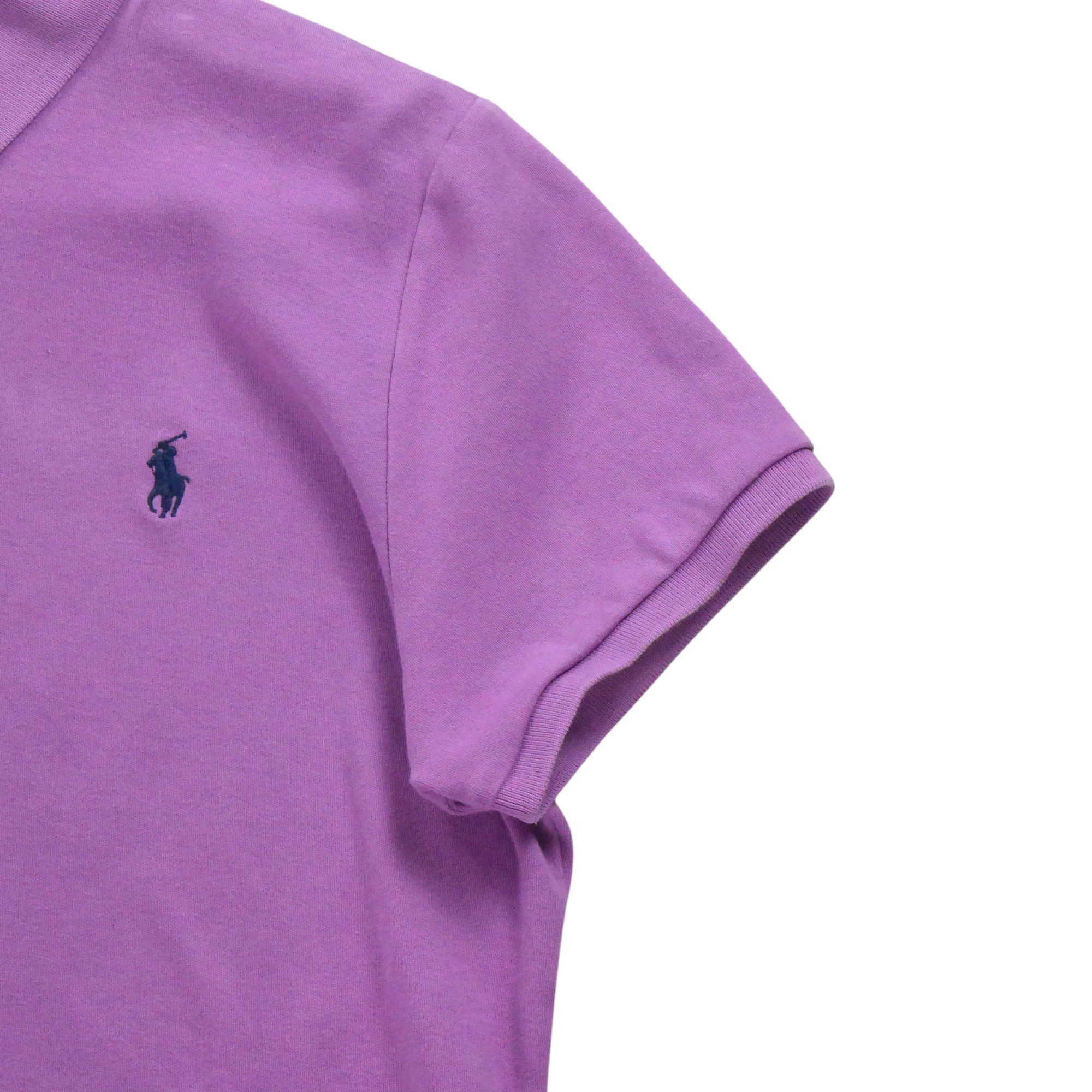 Polo manches courtes Adulte Violet – Image 4