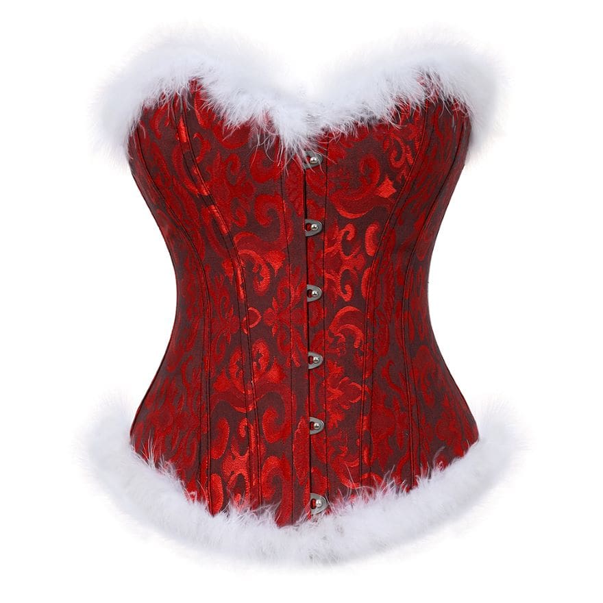 Corset de Noël rouge – Image 2