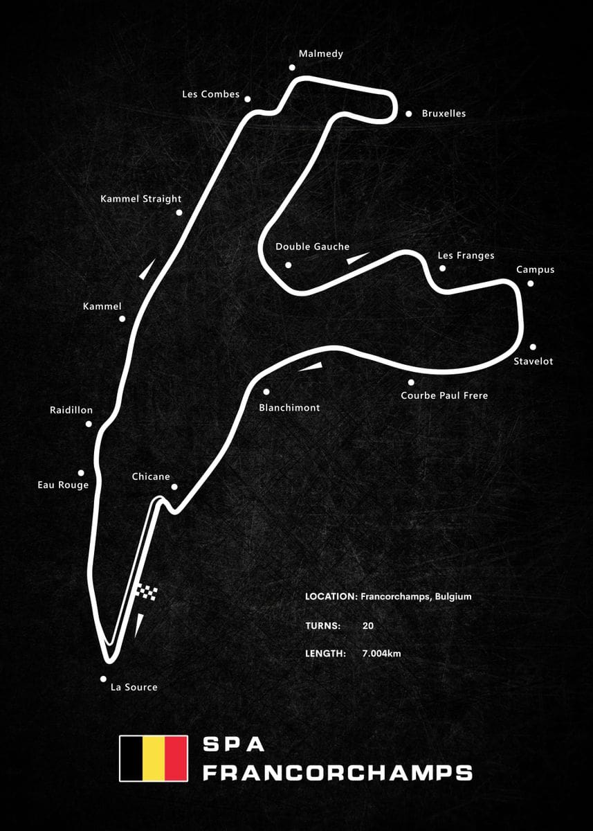 Poster beauf | Poster circuit Formule 1 – Image 2