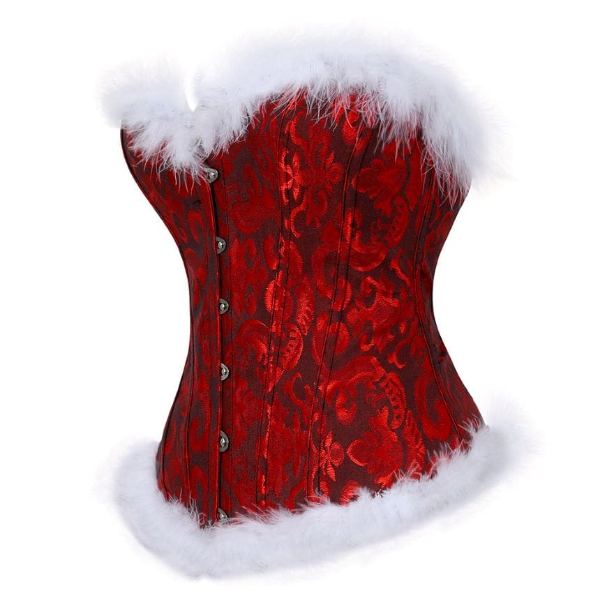 Corset de Noël rouge – Image 5