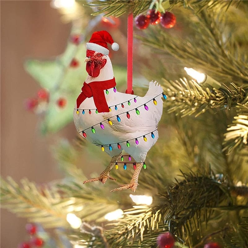 Déco Beauf de Noël | Ornement poulette – Image 6