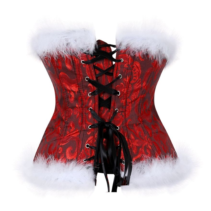 Corset de Noël rouge – Image 4