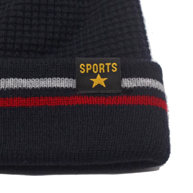 Bonnet à revers avec double bandes – Image 6