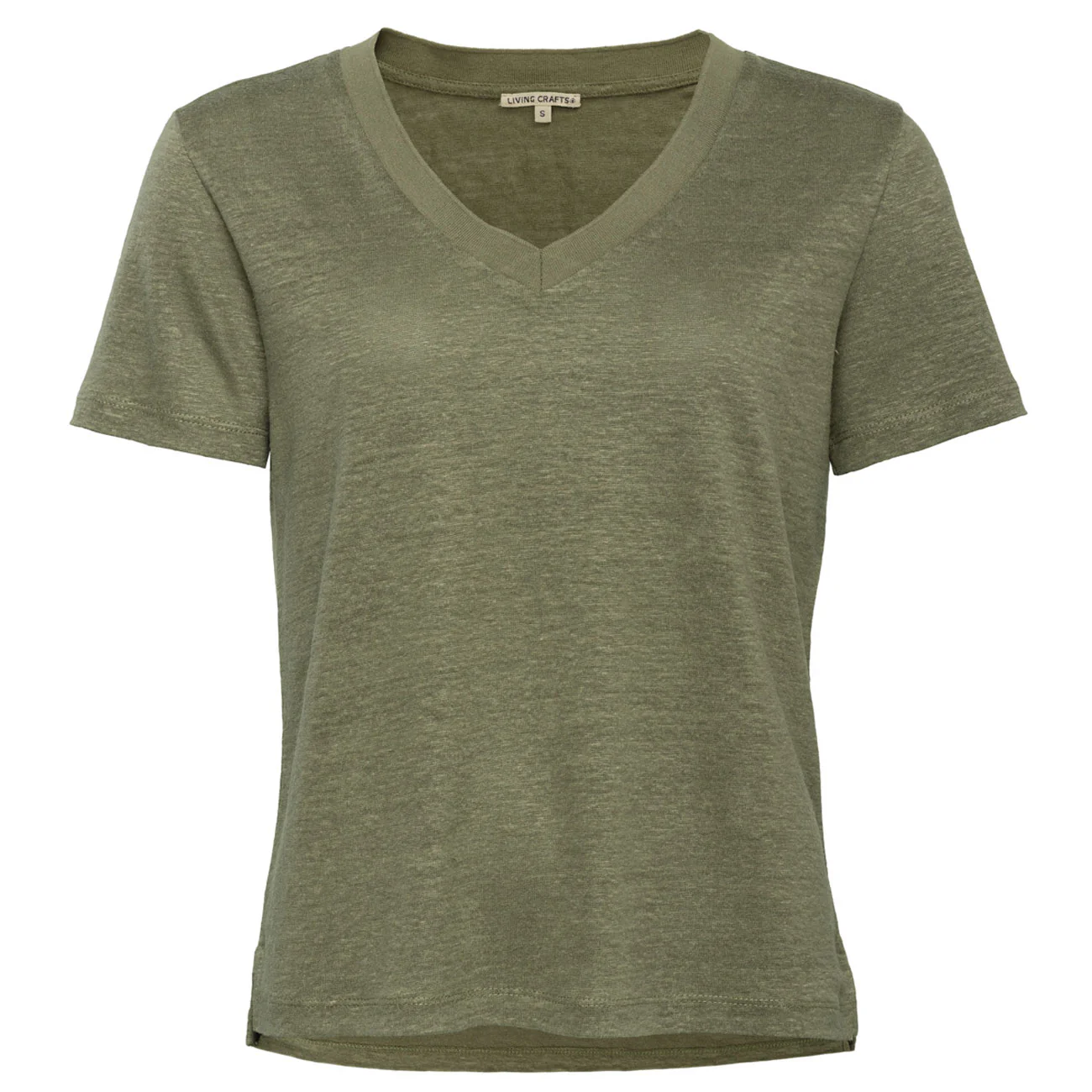 T-shirt col V TALIDA en 100% lin - LIVING CRAFTS – Image 7