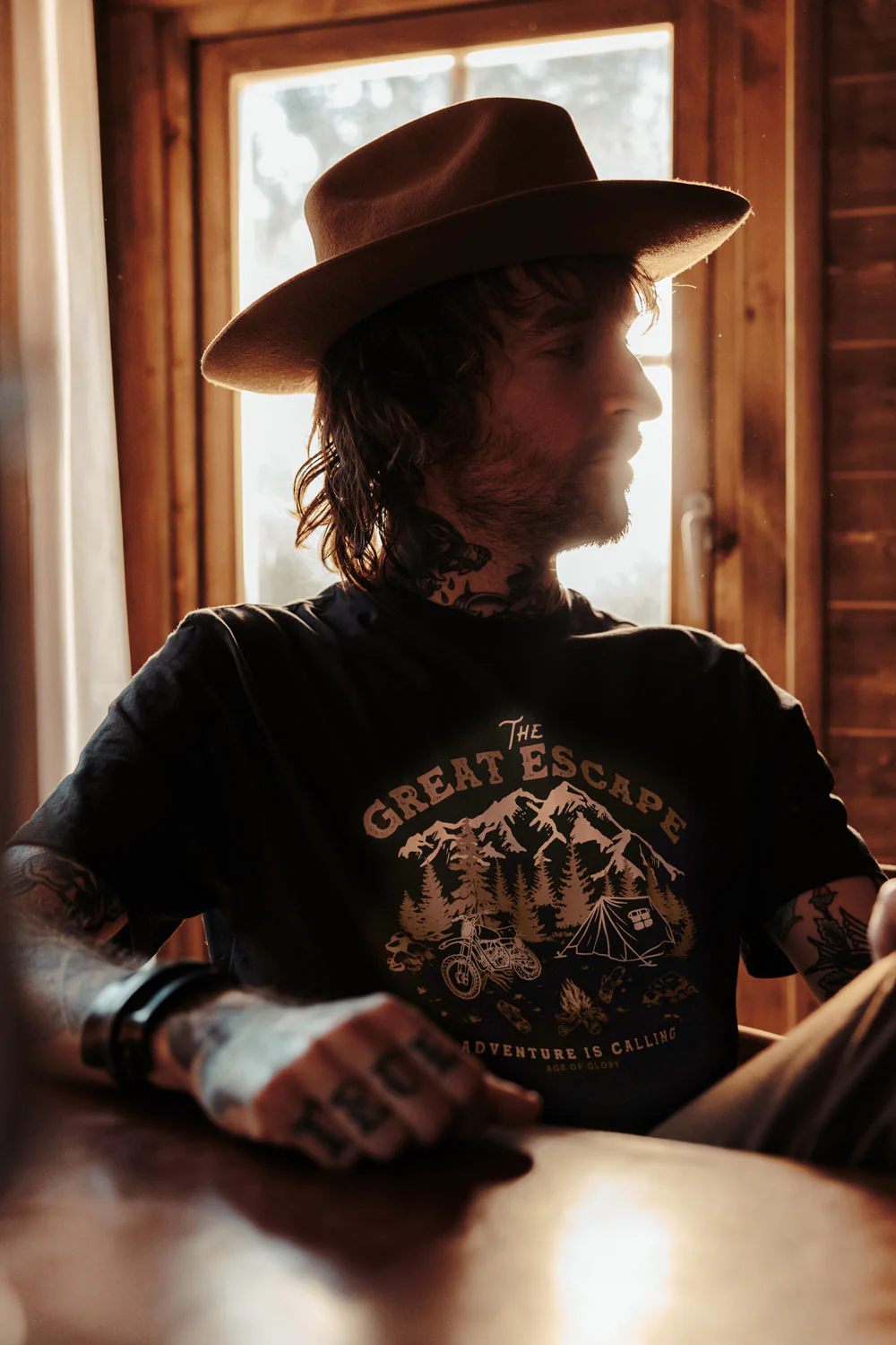 Tee-shirt Great Escape Washed Black – Image 4