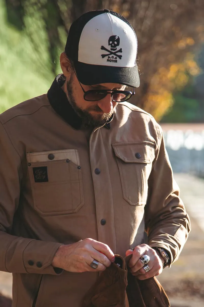 Casquette Trucker Marauder Ecru / Black – Image 2