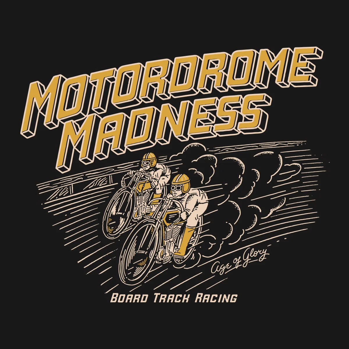 Tee-shirt Motordrome Washed Black – Image 2