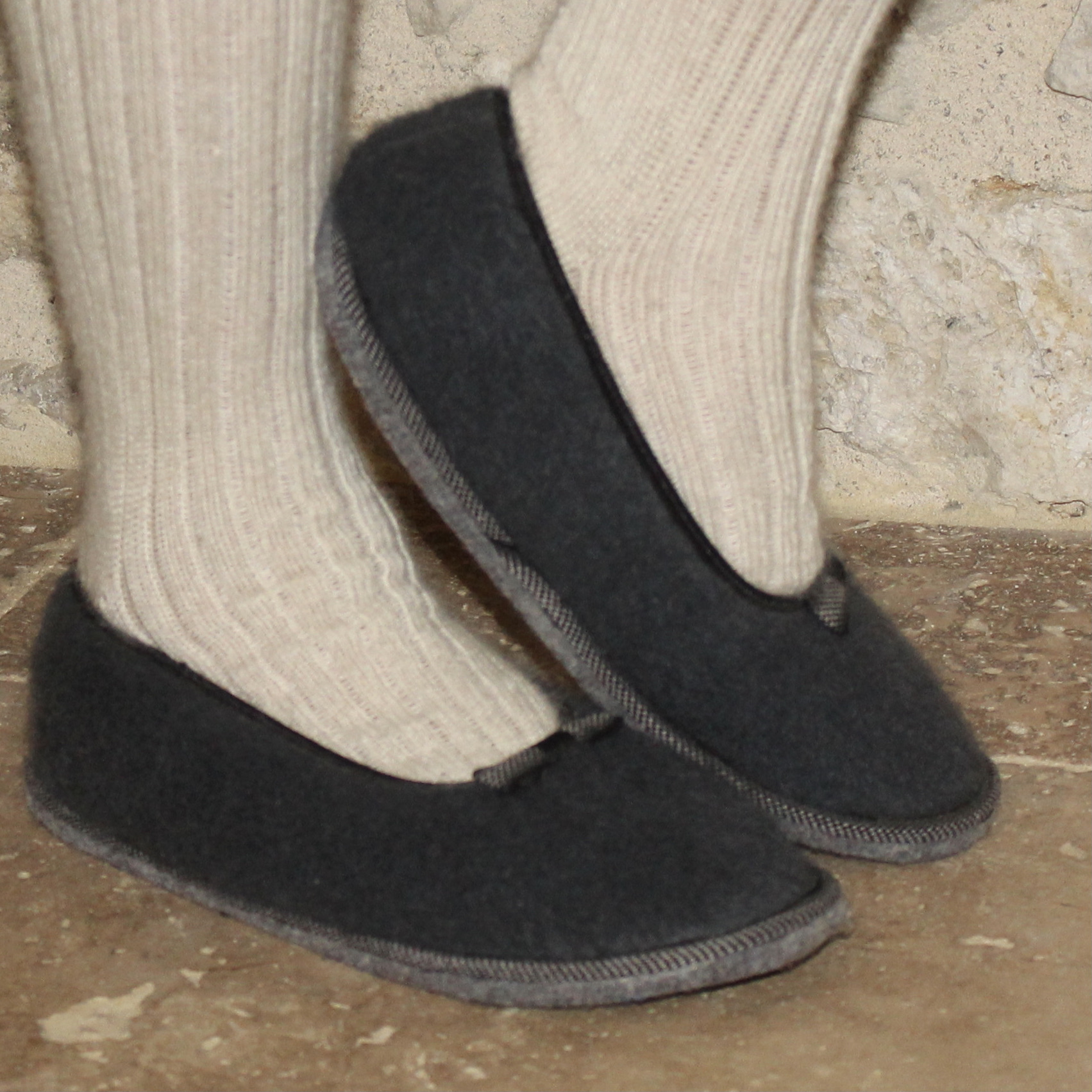 Ballerines en laine et mohair – Image 2