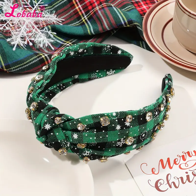 Serre Tête de Noël Matière Écharpe – Image 5