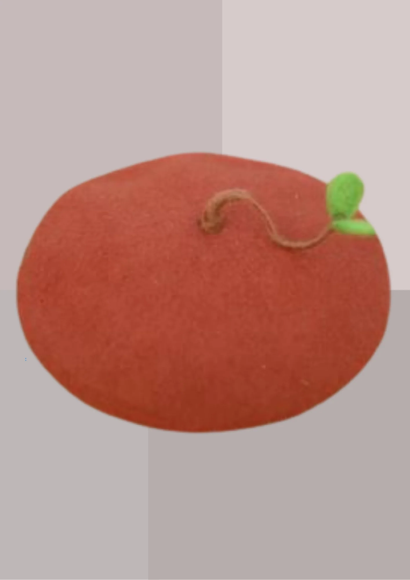 BÉRET FEMME ( ENFANT ET BÉBÉ) LUXE TERRE DE SIENNE JEUNE POUSSE