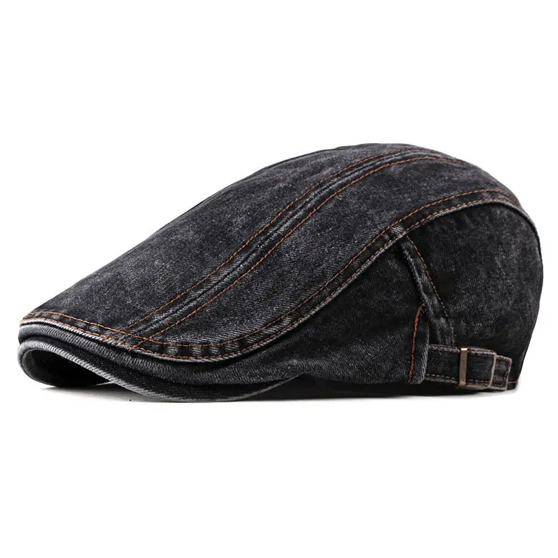 Béret Homme Vintage avec Détails Distinctifs