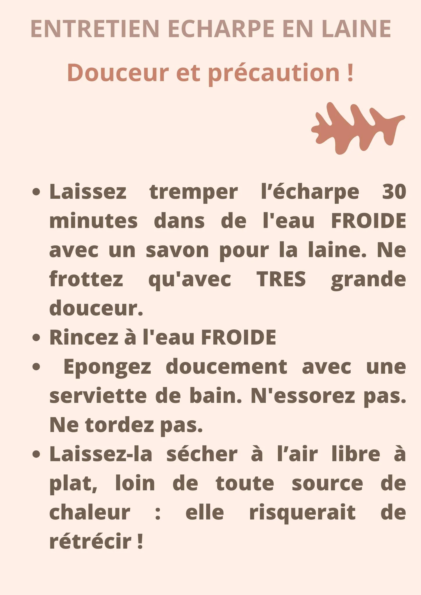 ECHARPE ROUGE LAINE – Image 4