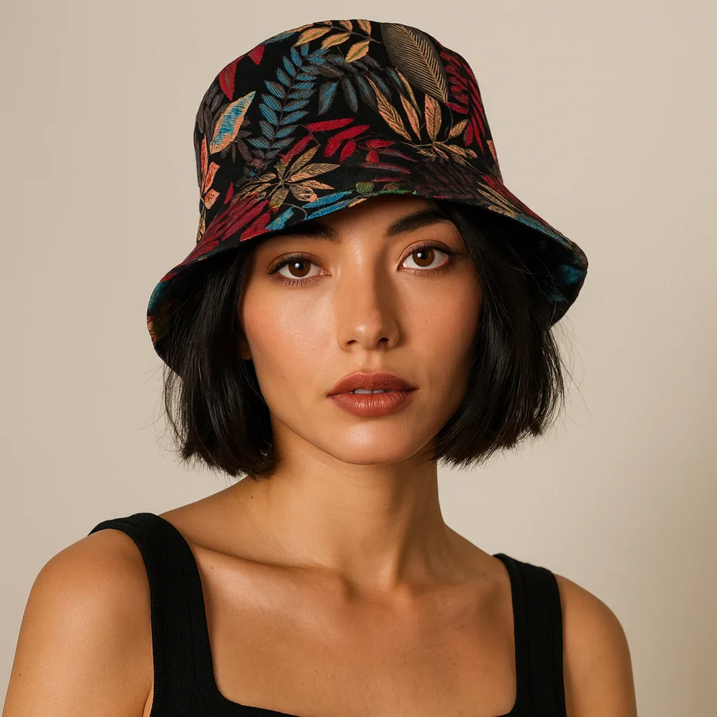 Bob Femme Fleuri Multicolore – Image 2