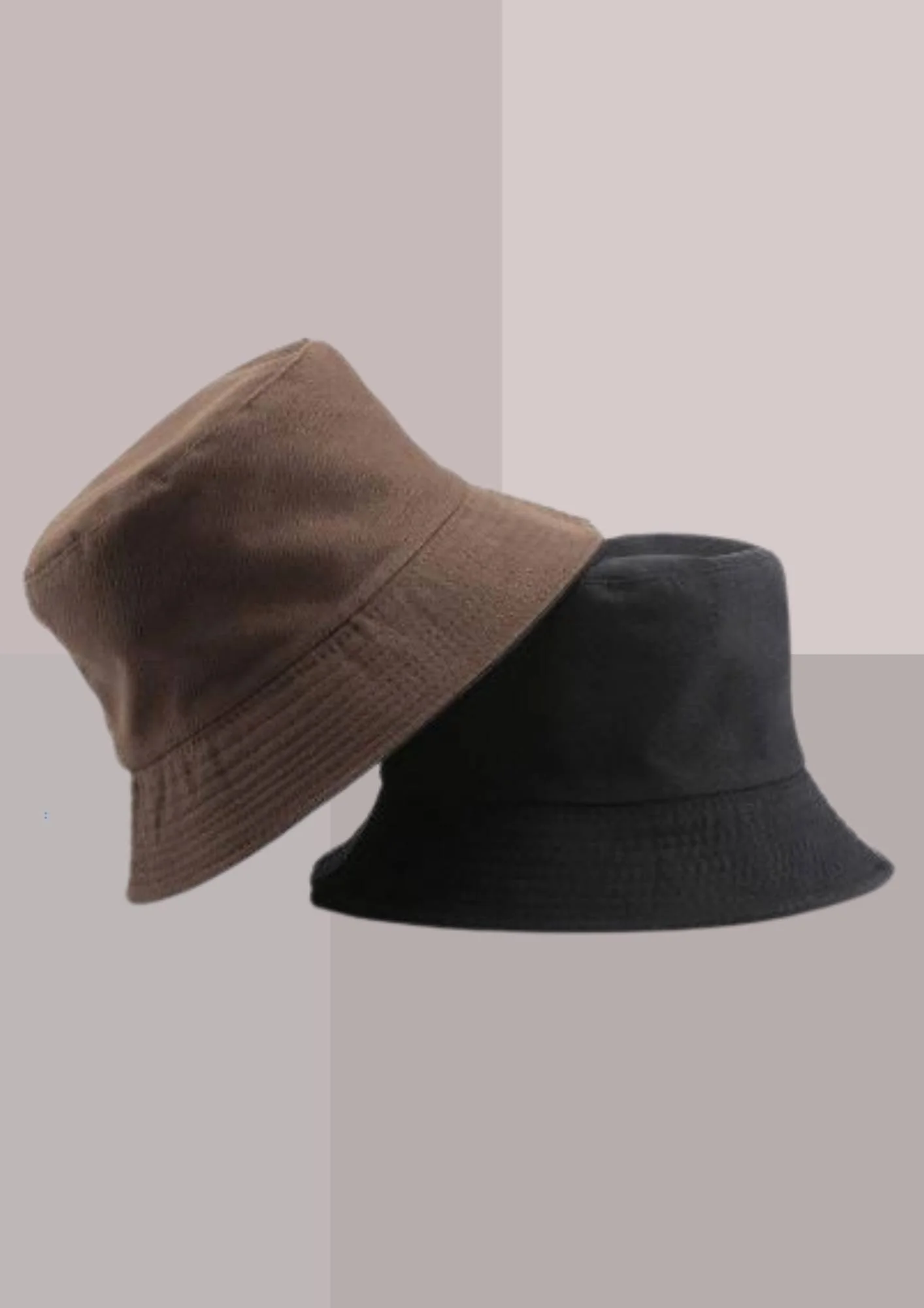 BOB RÉVERSIBLE NOIR ET MARRON