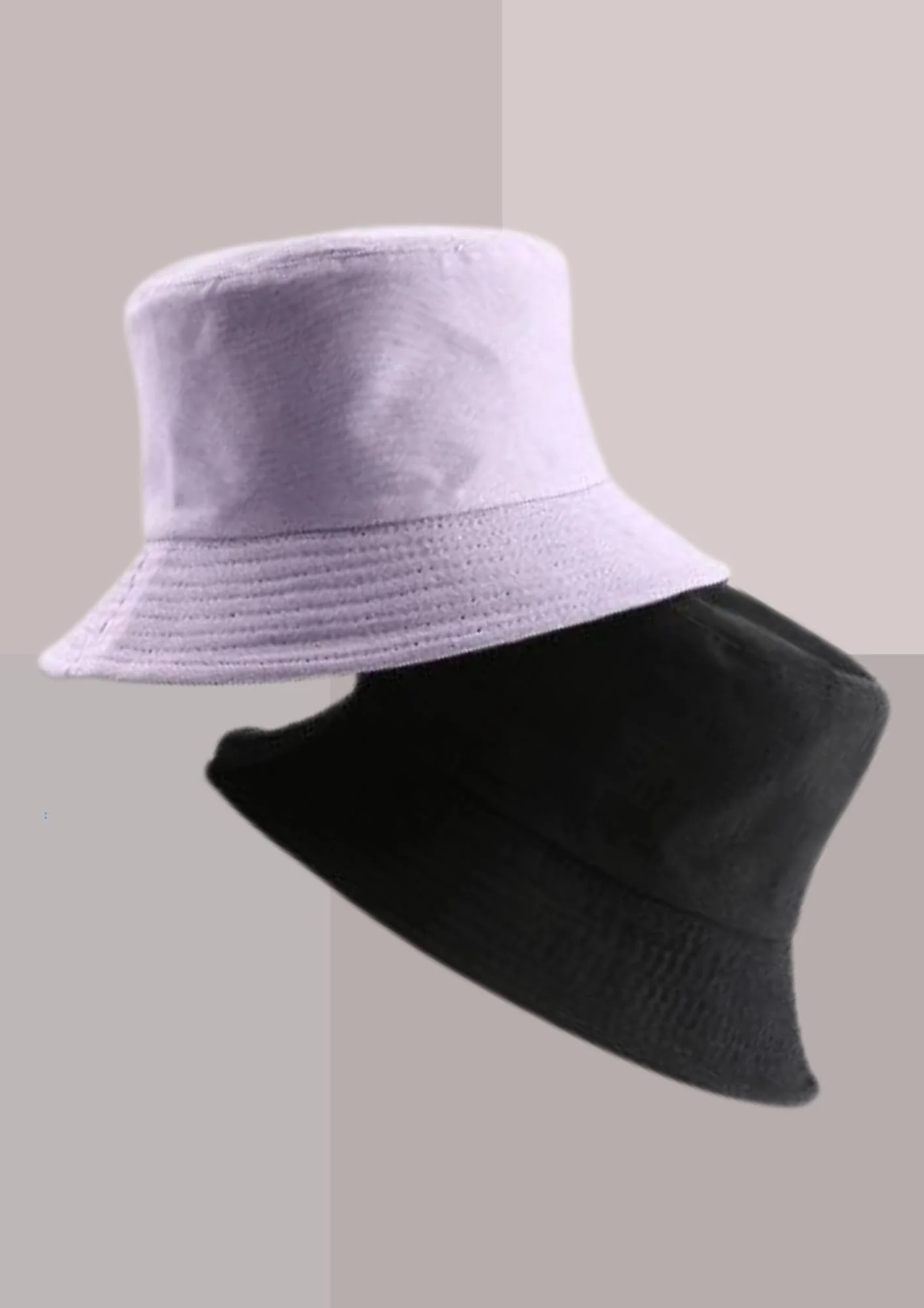 BOB RÉVERSIBLE NOIR ET PARME