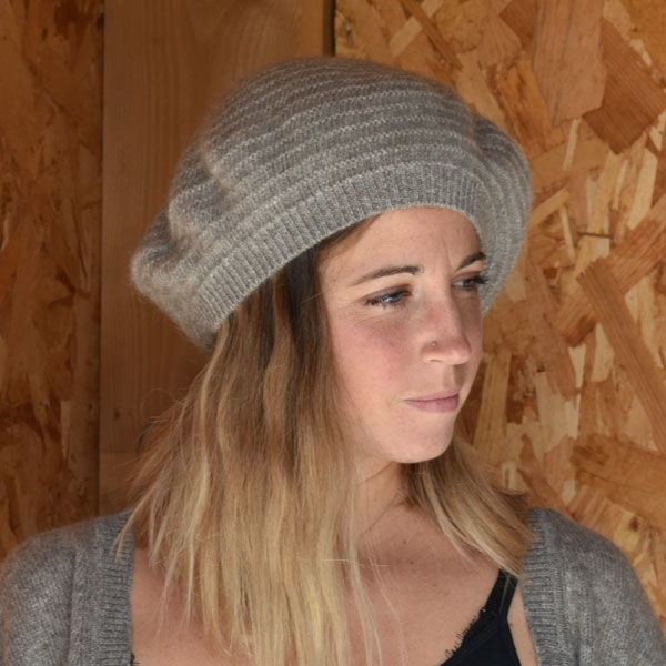 Bonnet béret en laine de yack – Eroo – Image 2