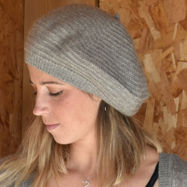 Bonnet béret en laine de yack – Eroo – Image 3