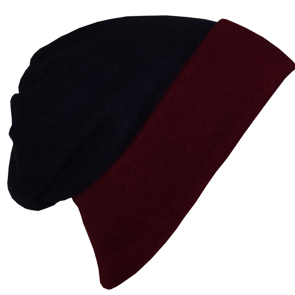 Bonnet réversible en cachemire – Image 5