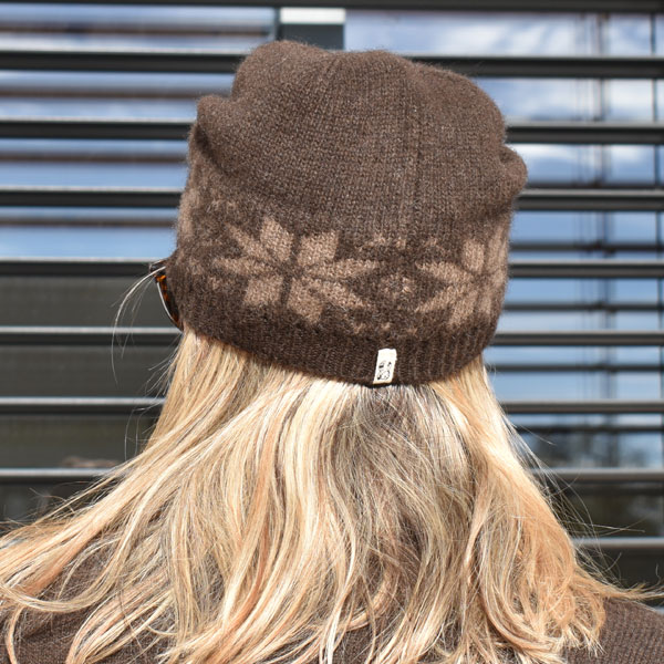 Bonnet style nordique en laine de yack – Image 3