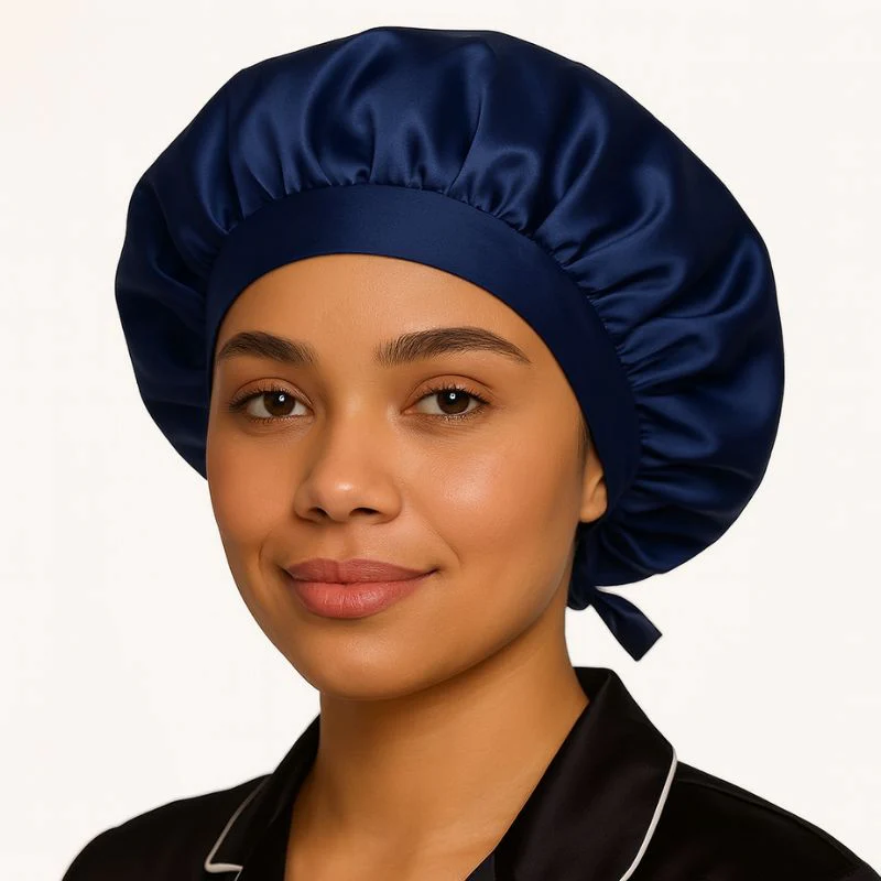 Bonnet de nuit en soie Trésor de Soie
