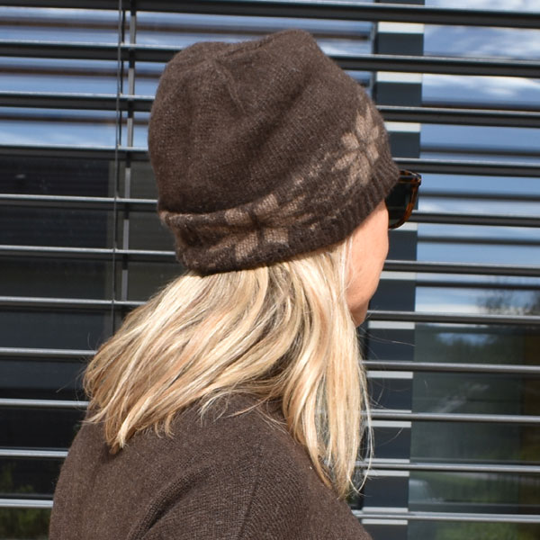 Bonnet style nordique en laine de yack – Image 2