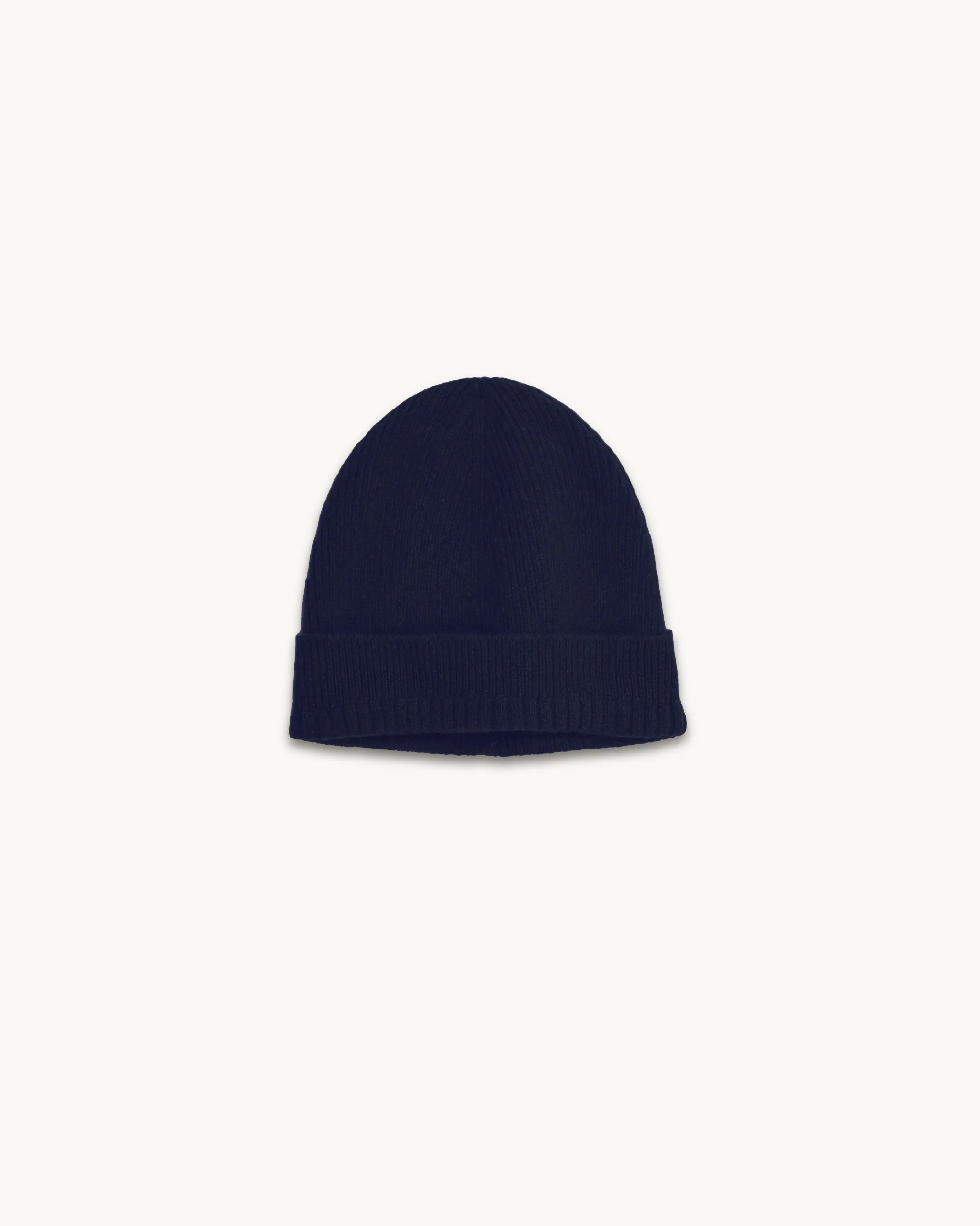 Women's Navy Cashmere hat – Image 3
