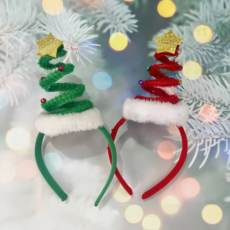 Serre Tete Sapin de Noel avec Etoile – Image 2