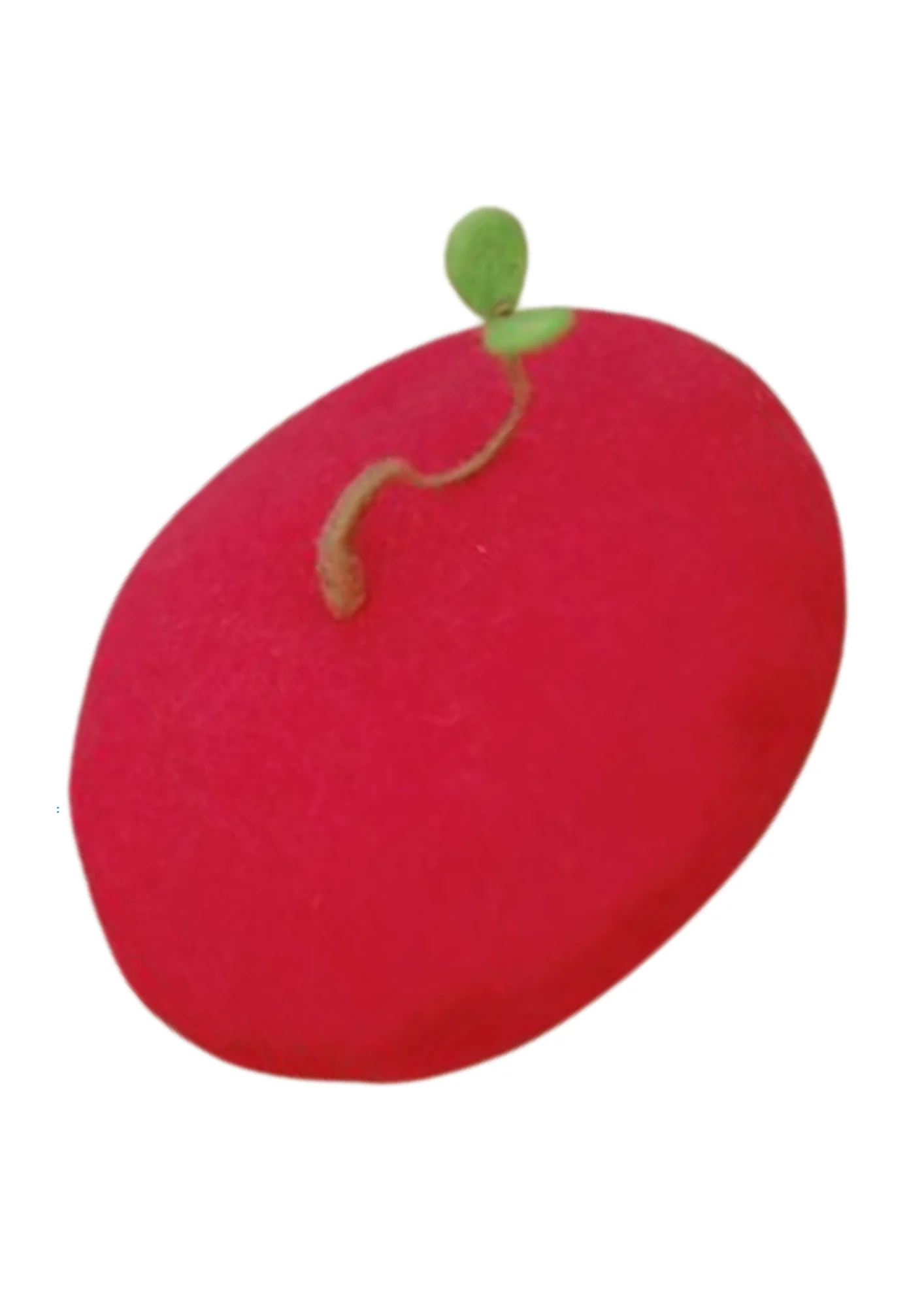 BÉRET FEMME (ENFANT ET BÉBÉ) LUXE ROUGE JEUNE POUSSE – Image 2