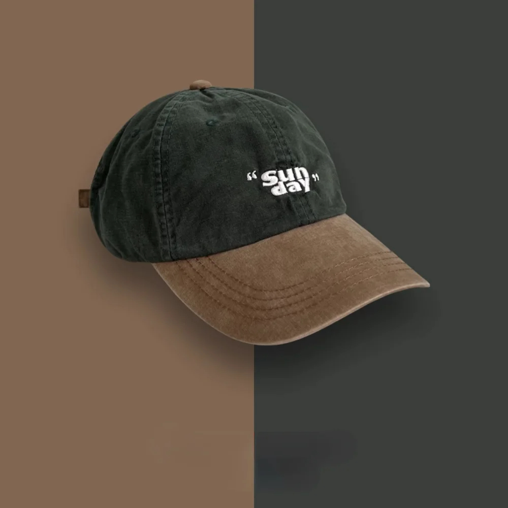 Casquette Vintage avec Inscription Sun Day en Nylon – Image 3