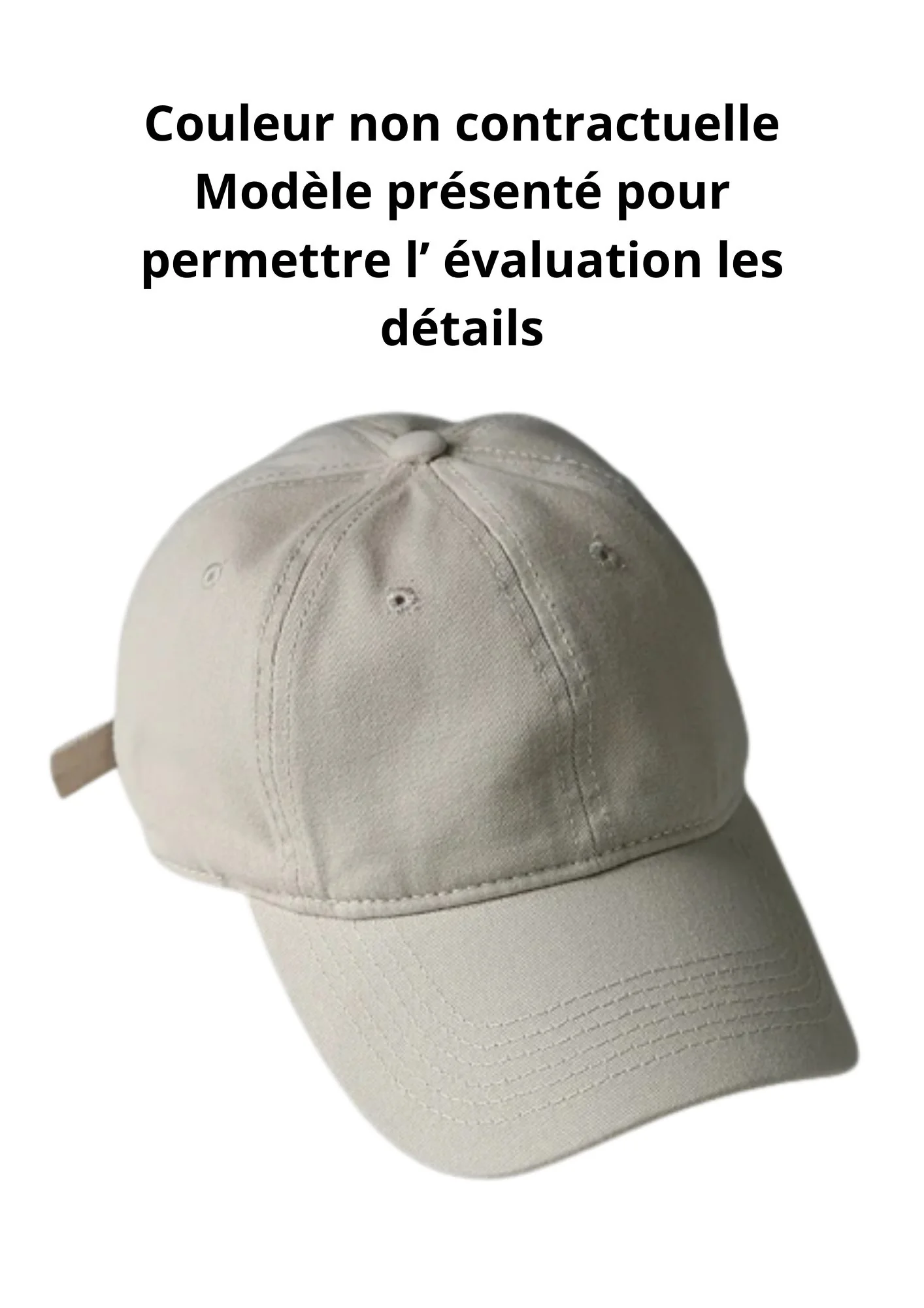 CASQUETTE KAKI HOMME – Image 5