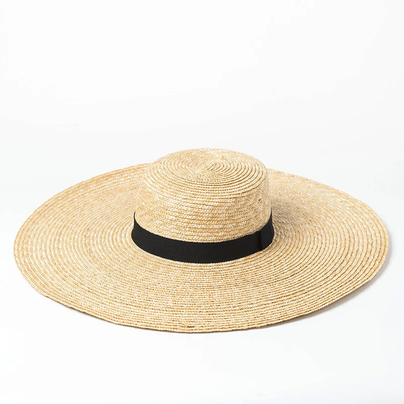 Chapeaux de Plage en Paille à Grand Bord pour Femmes – Image 6