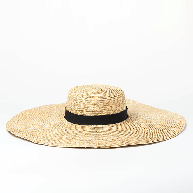Chapeaux de Plage en Paille à Grand Bord pour Femmes – Image 9
