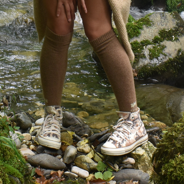 Chaussette haute en laine de chameau – Image 3