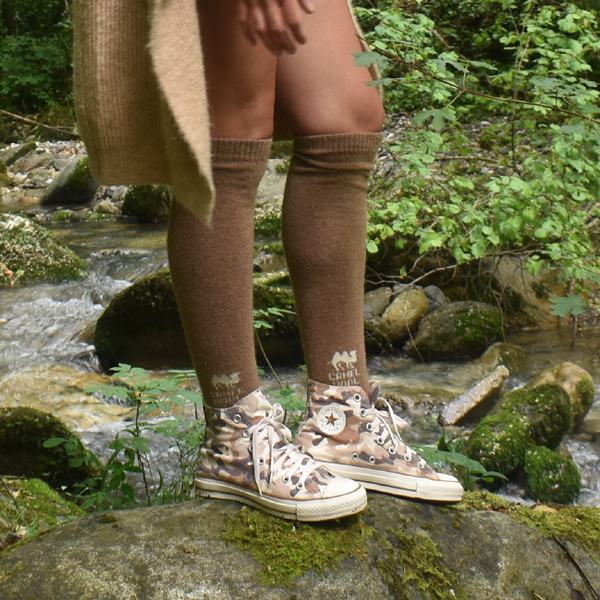 Chaussette haute en laine de chameau – Image 5