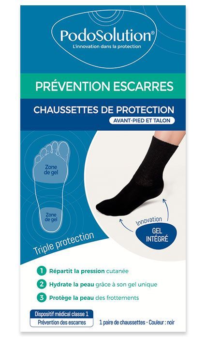 Paire de chaussettes avant pied et talon – Podosolution – Image 2