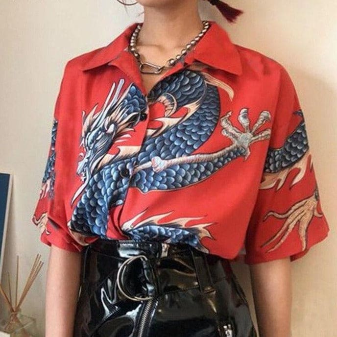 Chemise Dragon Bleu – Image 4