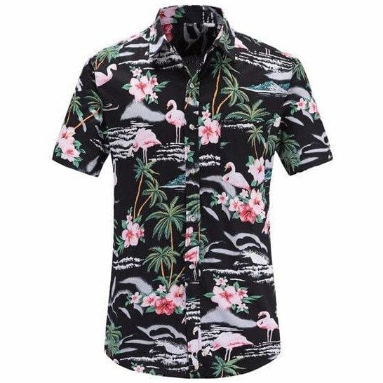 Chemise Palmiers Flamants & Fleurs