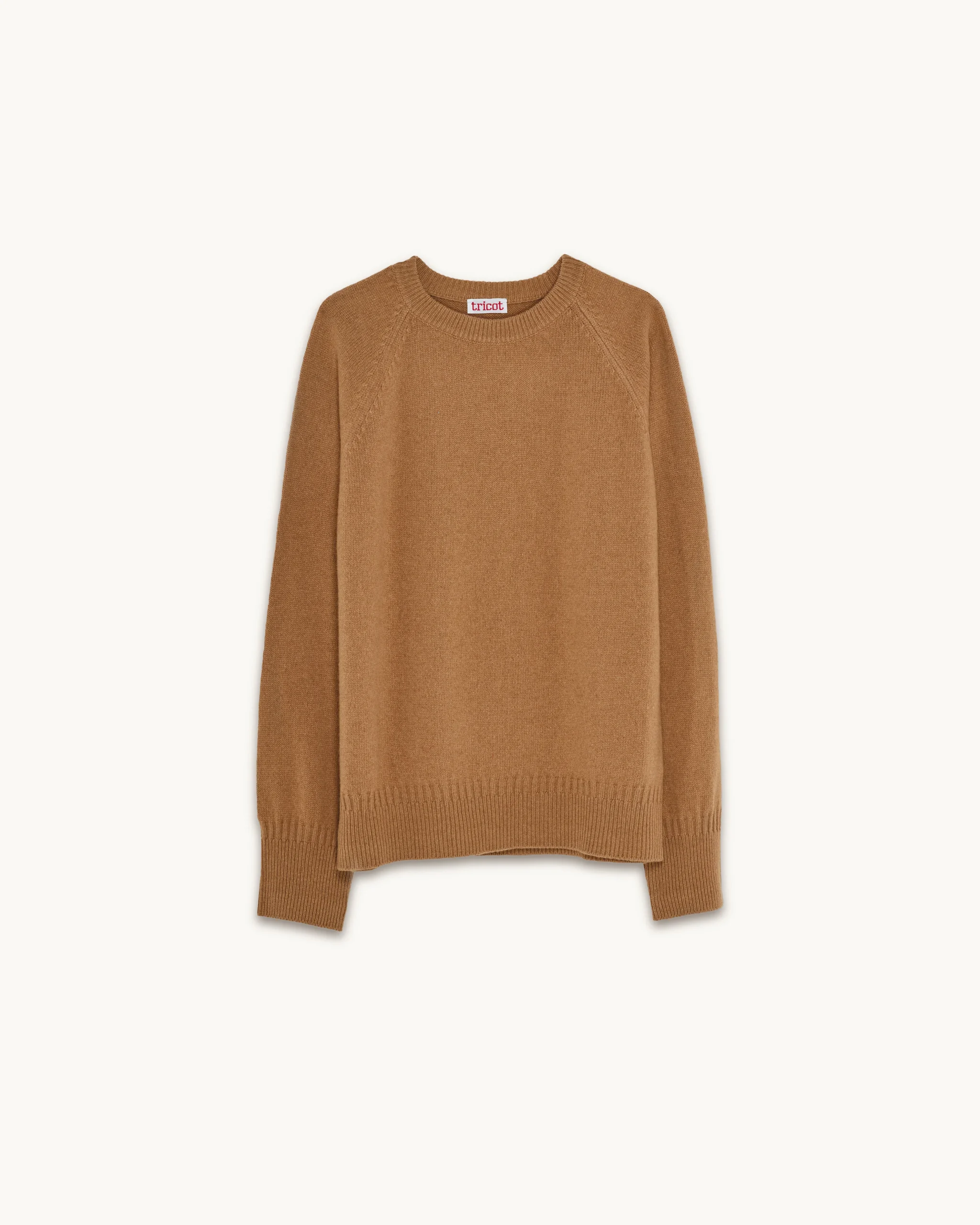 Camel Men's crewneck cashmere sweater – Image 4