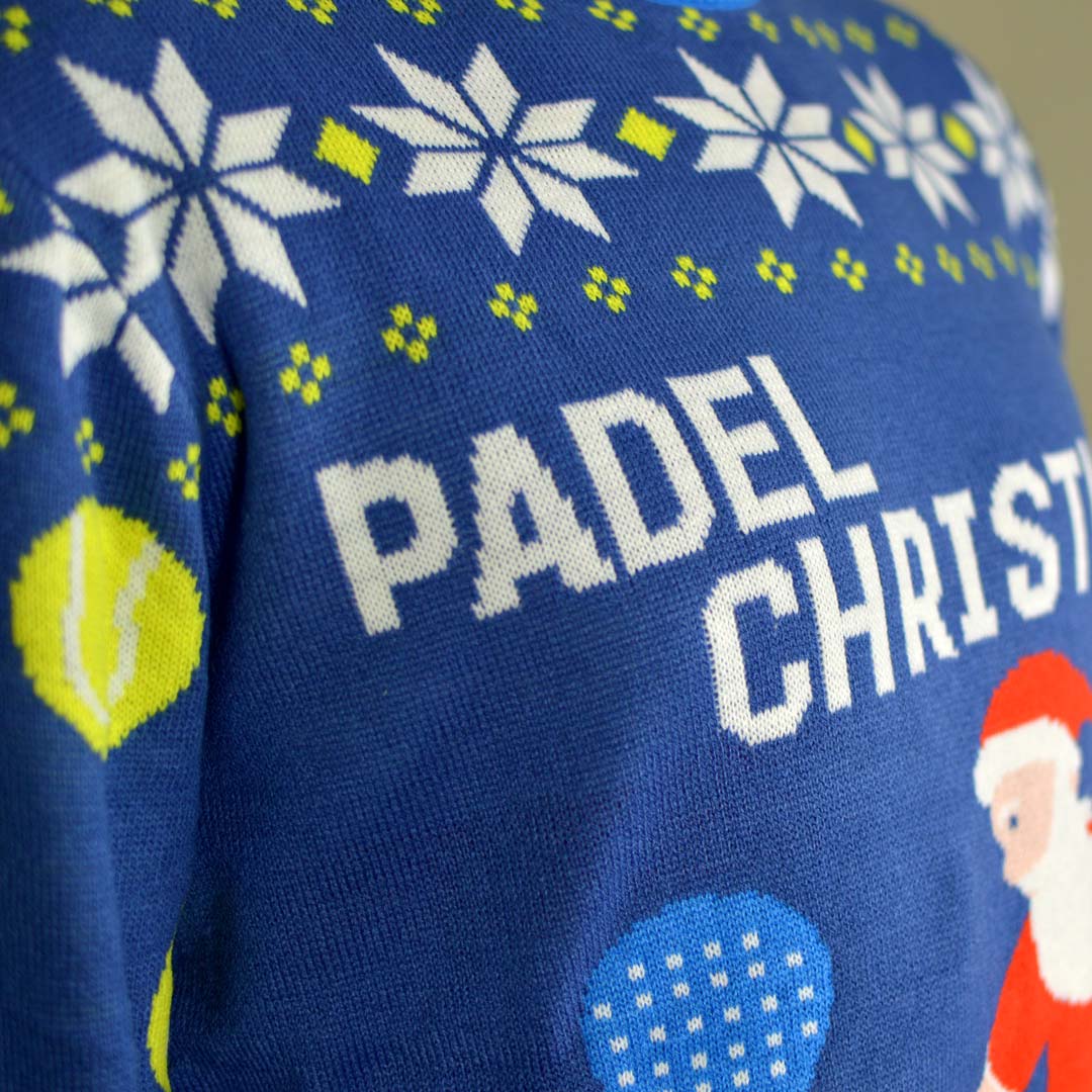 Pull de Noël Bleu Padel Christmas – Image 5