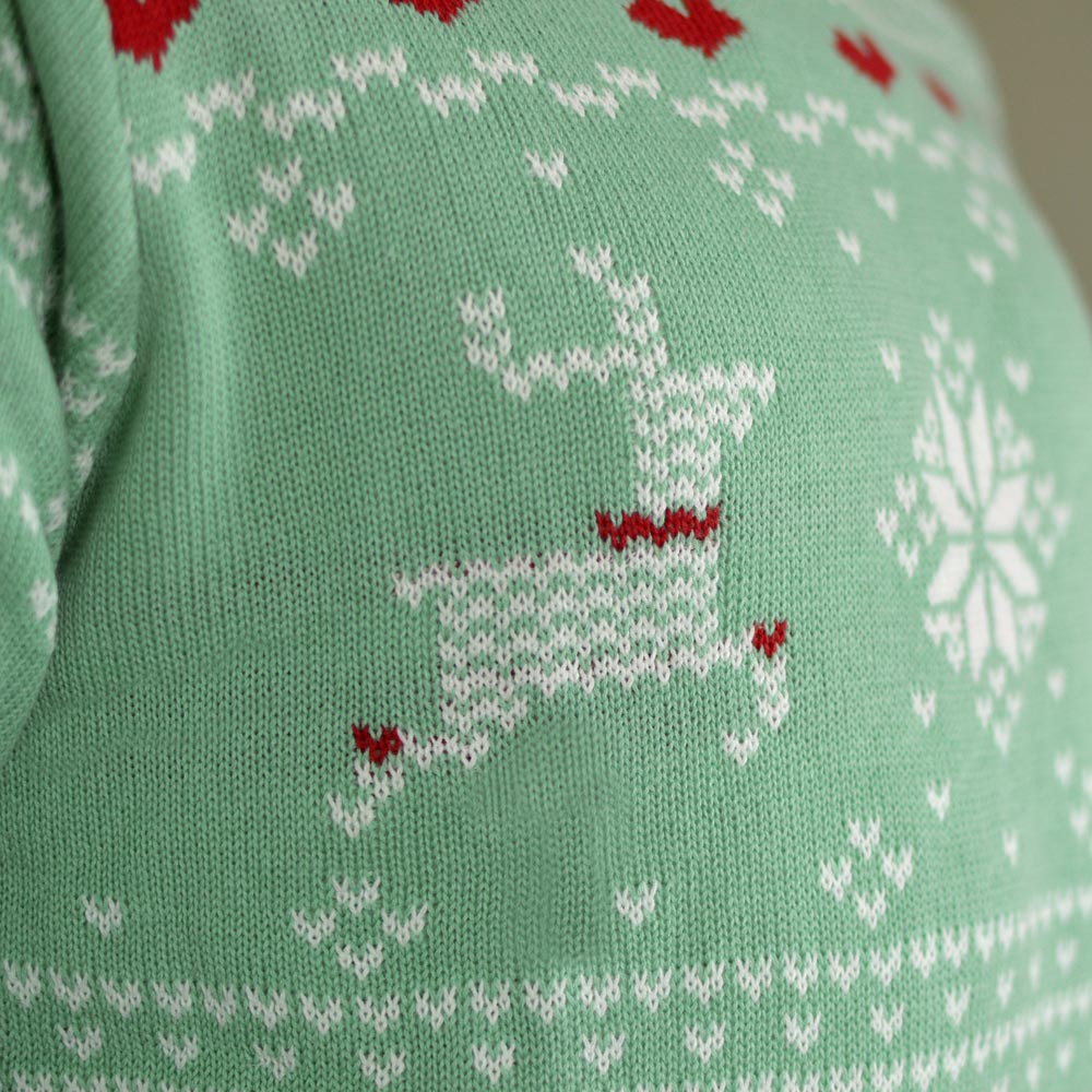 Pull de Noël pour Couple Vert Sweet Christmas – Image 5