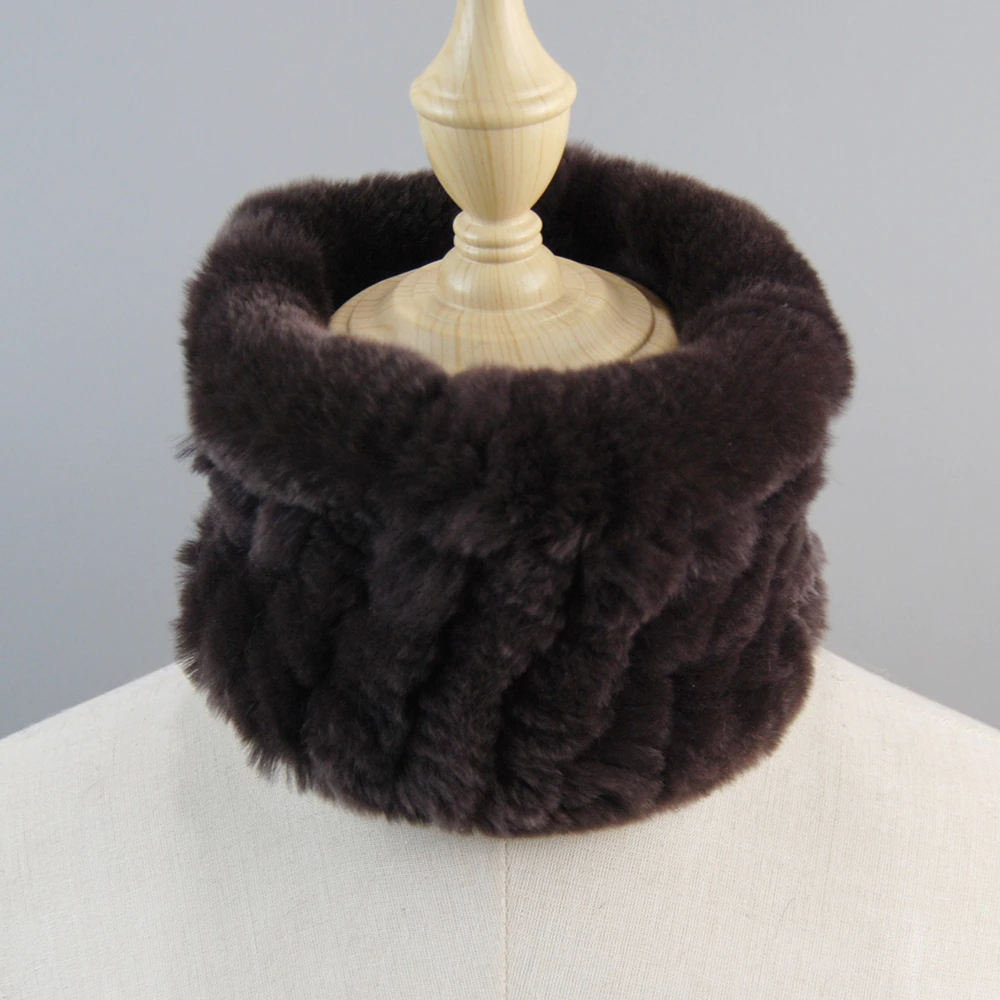 Snood extensible en fausse fourrure pour femme – Image 5