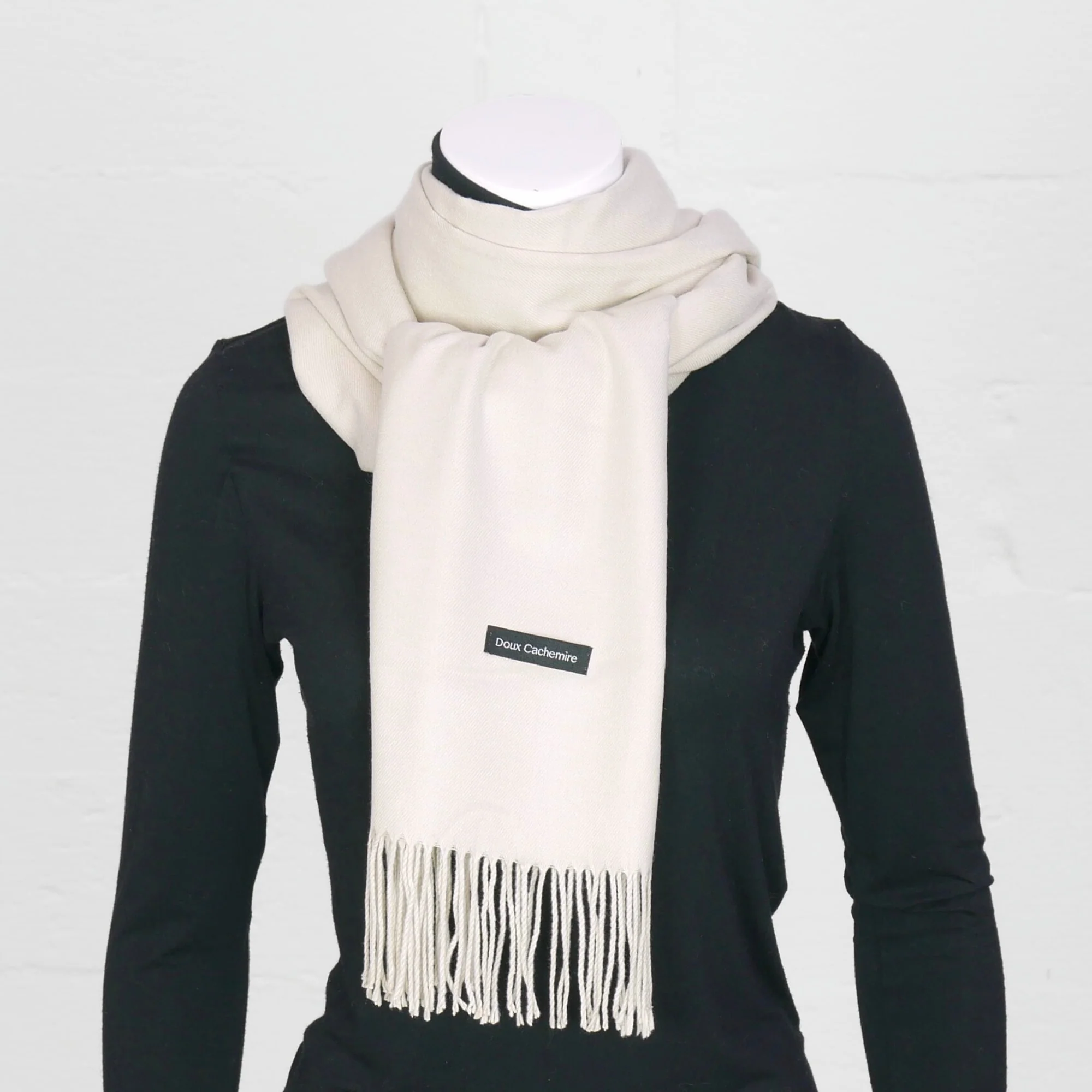 Écharpe Cachemire Beige