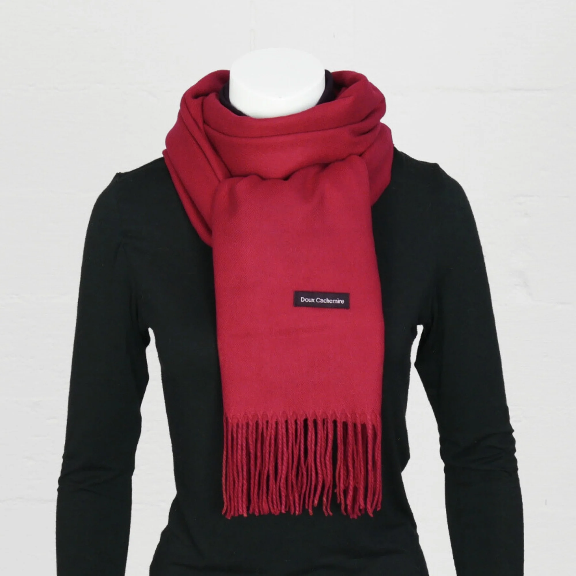 Écharpe Cachemire Bordeaux