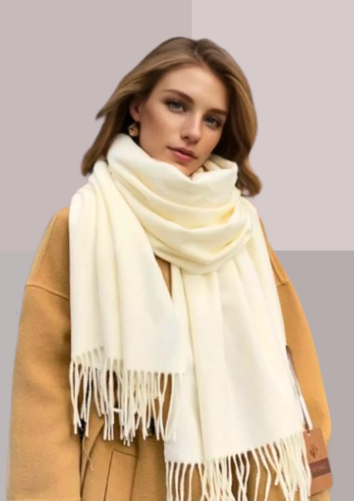 ECHARPE BLANCHE HOMME OU FEMME