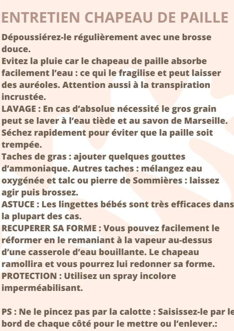 CHAPEAU DE PAILLE FEMME BOHEME - MARINE MOUCHETE – Image 8