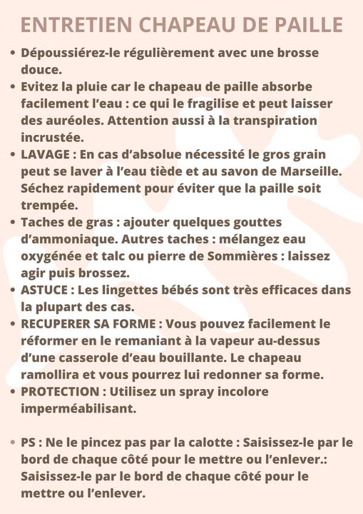 CHAPEAU DE PAILLE FEMME CHIC ROSE – Image 8