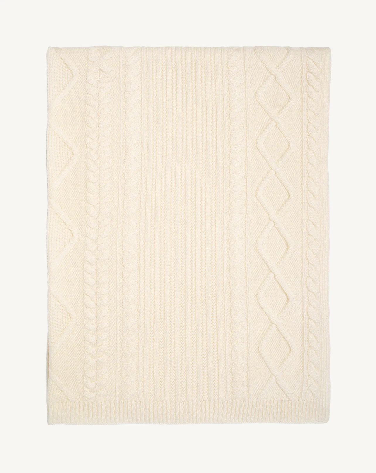 Plaid bébé à torsades