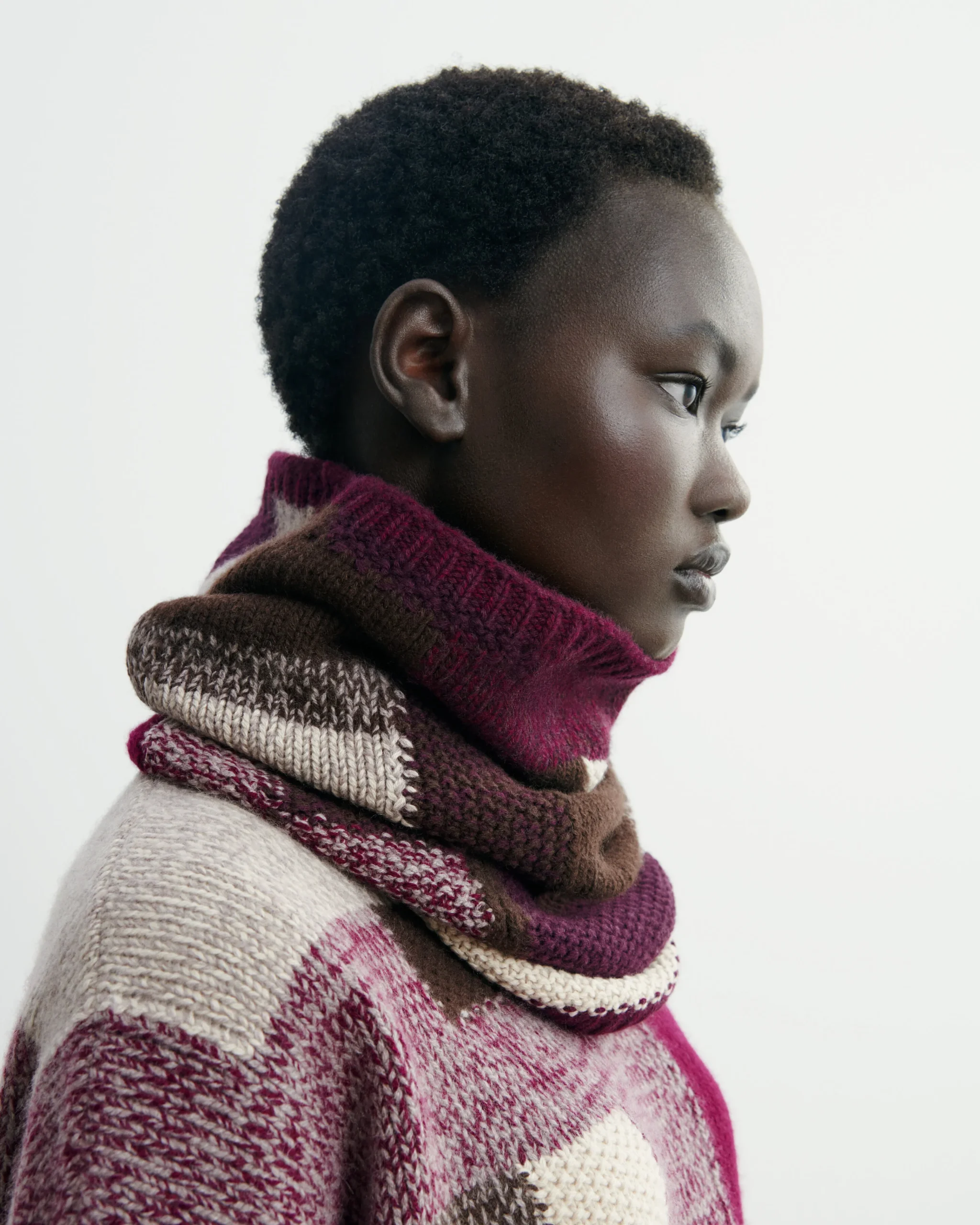 Tour de cou patchwork