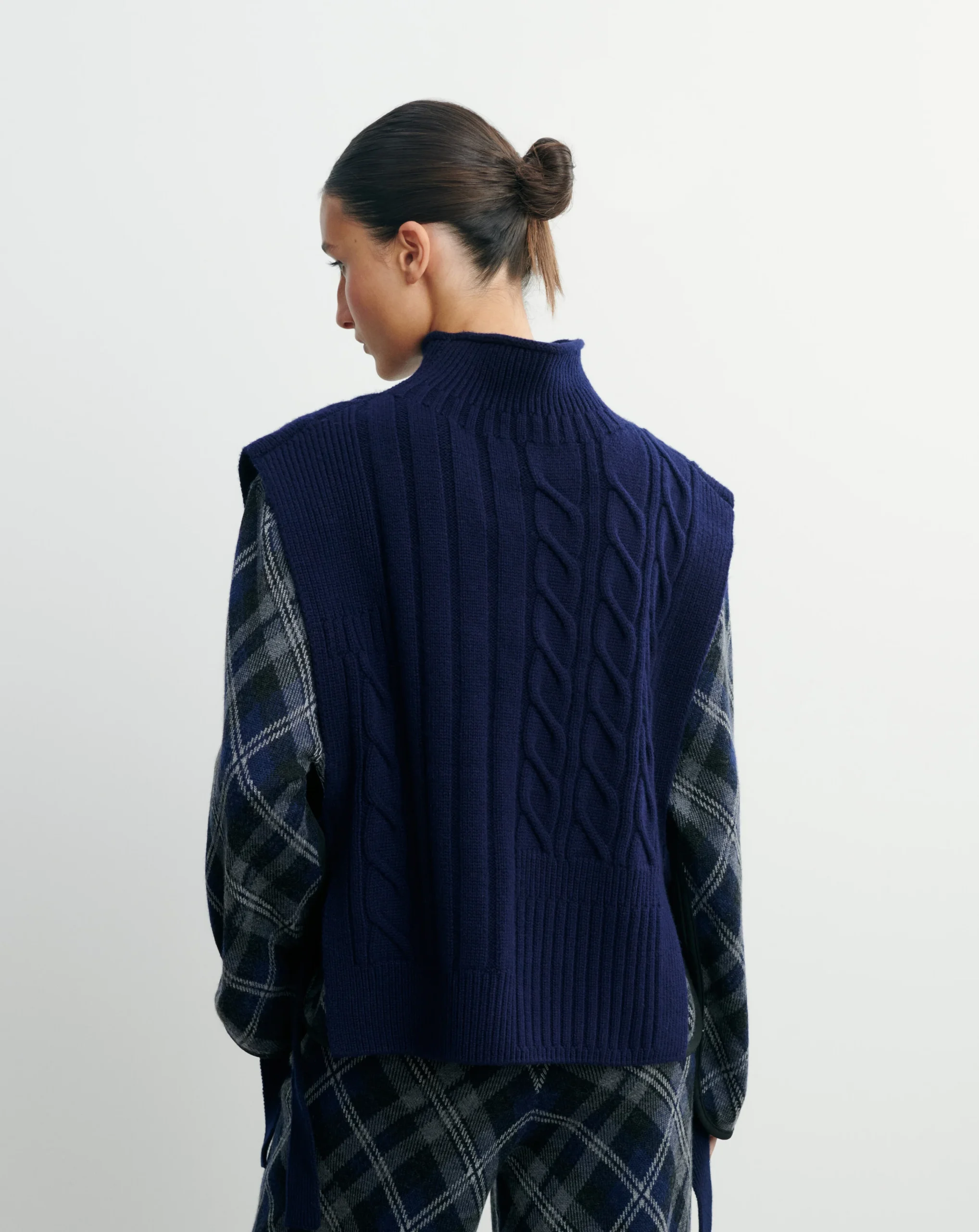 Plastron long à torsades – Image 2